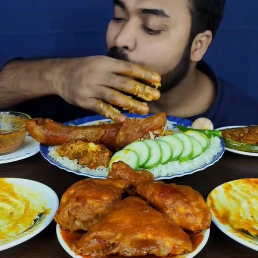 15K views · 96 reactions | Eating Mutton leg piece #eating #mutton | ASMR Huge Eating | Facebook