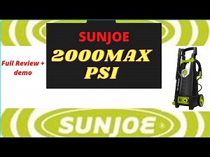 SunJoe SPX 2598 Electric Pressure Washer | Unboxing, Setup, and Review