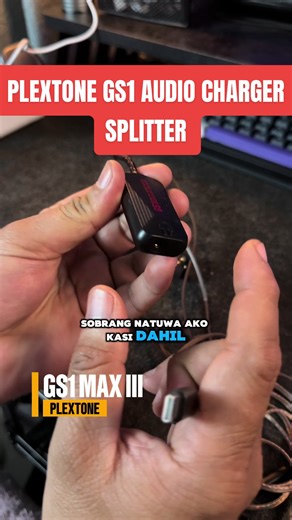PLEXTONE AUDIO ADAPTER GS1 CHARGING SPLITTER #plextone #audioadapter #plextonegs1 #splitter #fyp