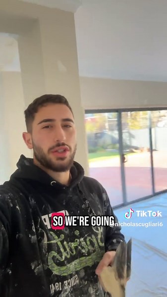 New Job ‼️ Interior Repaint 🎨 #new #job #repaint #prep #interior #house #home #correct #proffesional #renovation #beforeandafter #paint #painting #paintflow #process #plastering #massive #crack #foryou #fyp #foryoupage #wow #trending #big ##vibes #team #teamwork #cool