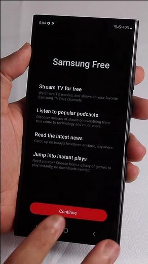 Enable Samsung Free on Your Galaxy