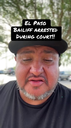 A #bailiff in #elpaso #texas was #arrested DURING court on gun charges. He is the bailiff for #antiimmigrant judge Marlene Gonzalez.