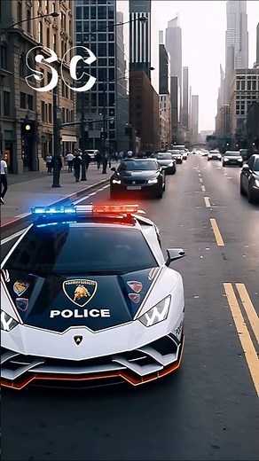Ultimate Law Enforcement: The Lamborghini Police Car Unleashed! 🚓💥
