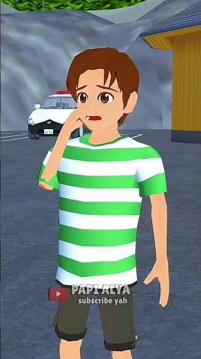 Ambulance chased by haunted van #sakuraschoolsimulator