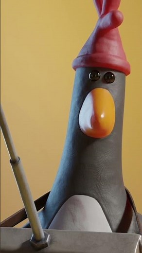 Feathers McGraw cameo in Chicken Run