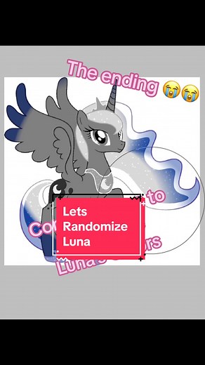 I thought about just starting over but i had already gotten so far 😭😭 - - #mlp #fyp #illustration #arttok #mylittlepony #luna #colorchallenge