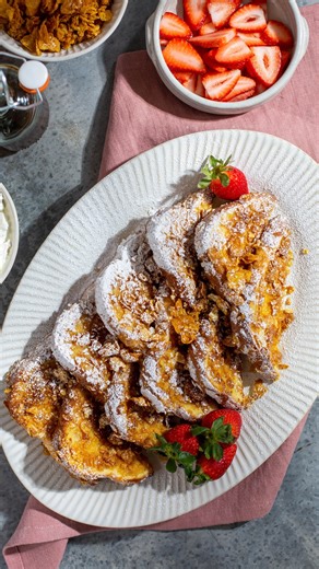 884K views · 18K reactions | #2 on the countdown of our favorite recipes: Crunch French Toast – The perfect way to add a little crunch to your brunch! #MagnoliaTable: At the Farm premieres on September 7 at 11a|10c on Magnolia Network and Food Network! | Magnolia Network | Facebook