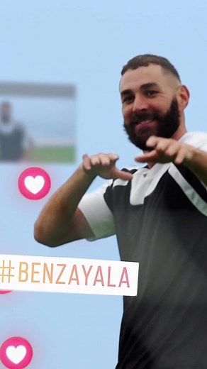 Karim Benzema presents a celebration like no other. #football #soccer #wheretheworldcelebrates #benzayala #visitdubai