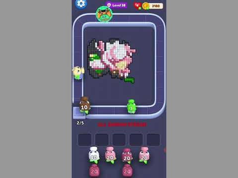 Color Blast: Block Shooter Level 38 Gameplay