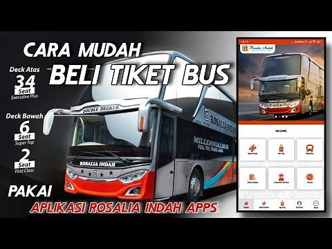 CARA MUDAH BELI TIKET BUS ROSALIA INDAH ONLINE