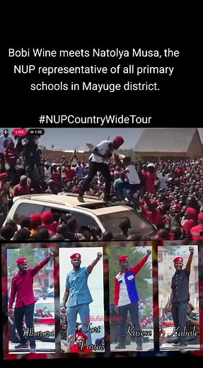 Bobi Wine Meets NUP Representative Natolya Musa in Mayuge District