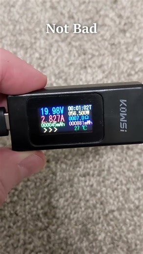 Noco Boost GBX45 USB-C Charging Rate Test #shorts