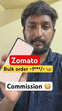 bulk order received from Zomato 🙋🏻 Zomato commission details 🙌🤯 Zoya’s cafe #business #chennai