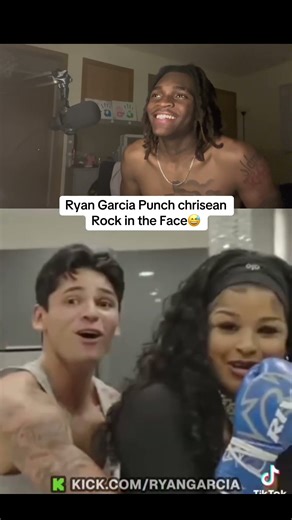 Ryan Garcia Punch Chrisean Rock🤯 #boxing