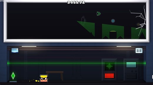 【几何冲刺. Plat】“最强大脑”关——你的意思是我要背板还要微操？优质plat关——Kill The Lights（insane demon）