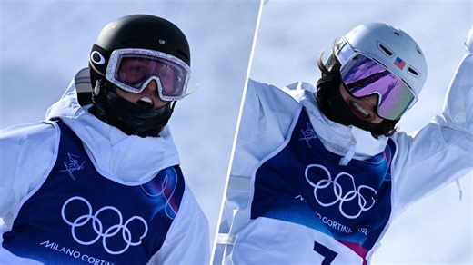 Liz Lemley and Jaelin Kauf win gold and silver in Olympic moguls