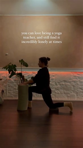 When you think of being a yoga teacher, you imagine yourself surrounded by people all the time. Technically that can be true, but it’s only a small chunk of this work. In so many ways, it can be incredibly lonely too. People have different ideas about how friendly to be with students. I’ve known some of mine for years - some become friends. With other students, our main touch point might only be in class, but I still love hearing about their lives. During practice, we can be in packed rooms of p