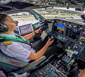 7.3M views · 269K reactions | ✈️ Flair Airlines Boeing 737MAX departing Thunder Bay #pilot #pilotlife #femalepilot #boeing #boeing737 #thunderbay #avgeek #justplanes Flair Airlines | Just Planes | Facebook