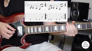 25首经典摇滚乐Riff连复段示范，附吉他谱