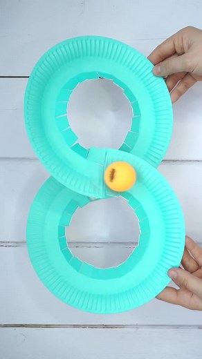 DIY Paper Plate Infinity Loop Toy for Kids