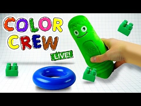 Learn Colors with Colorful Toys | Colors For Toddlers | Color Crew Live by BabyFirst TV