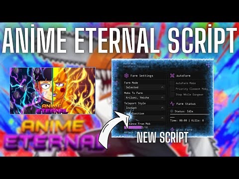 Anime Eternal Script | Kill Aura | Auto Click | Auto Farm | And & More