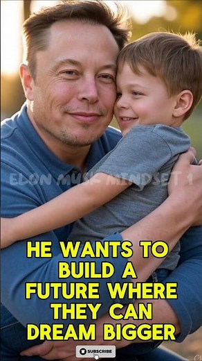 Elon Musk with His Children | The Real Motivation Behind His Vision.