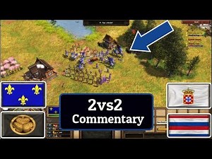 Age Of Empires III - Game commentée : 2vs2 avec Dark_Alpha contre un duo Porto-Dutch !