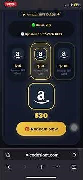 Amazon Gift Card for Free 2026 #amazon #Free
