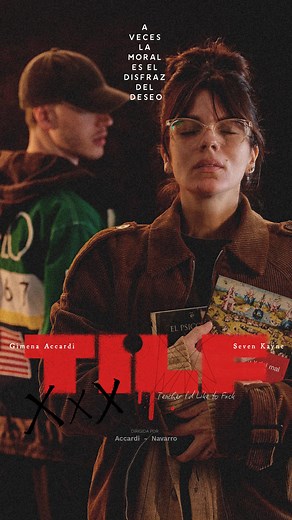 Gime Accardi on Instagram: "•TILF• (teacher i’d like to fuck), es una serie vertical de ✨drama erótico✨ que van a poder ver por OLGA a partir de enero, con un elenco de lujo total y la protagonizamos con @sevenkayne en su debut actoral (que la rompe todaaa) la escribimos y dirigimos junto a @agusnavarrocine asociadas a @theelevenhub 🔥"