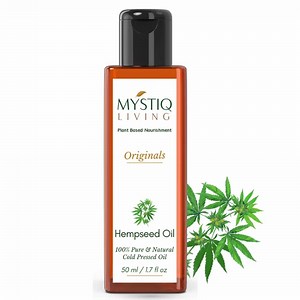Hemp Seed Oil For Hair, Face And Body | Cold Pressed, 100% Pure & Natural