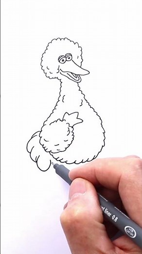 Lets Draw Big Bird (Sesame Street)