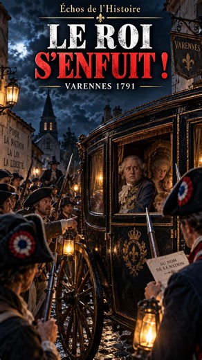 Louis XVI tente de fuir la France : Varennes, 1791