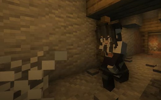 Sapnap被蜘蛛网困住就被Dream...【Dream的百万美元挑战】Minecraft动画