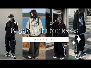 "Aesthetic Baggy Outfit Ideas for Teens | Trendy & Comfy Oversized Fashion!"