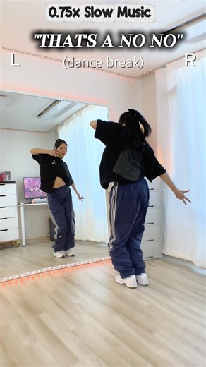 ITZY “That’s a No No” Dance Break #dancetutorial 0.75x Slow Music #dancechallenge #kpopdancecover