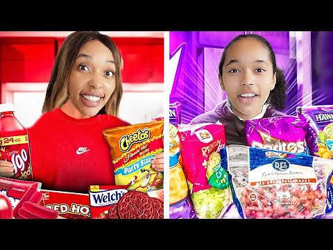 CHALLENGE MANGER D'UNE SEULE COULEUR : ROUGE VS VIOLET / VERITY vs CHELSEA