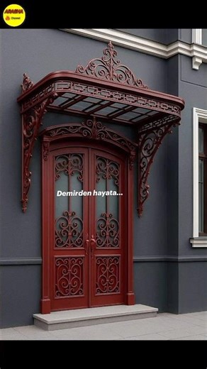 a beautiful canopy design for house's 🏠 metal iron material #arasha6451