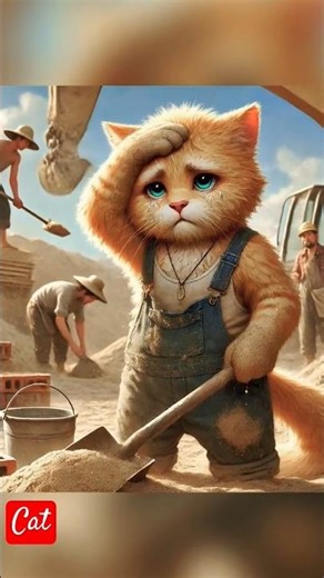 cat a warning 😱#ai #shorts #video #youtube #catvideos