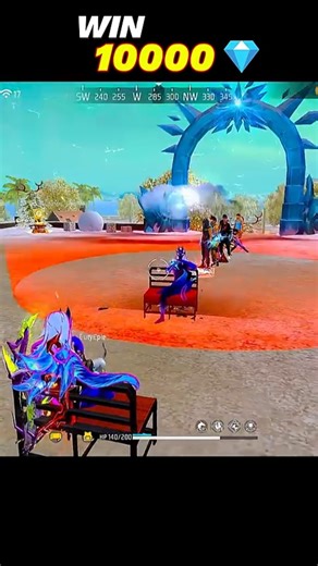 Kon jeetega ye emote Challenge me jisme sare Golden Hip hop wale hai - Garena freefire max #shorts