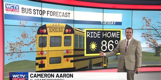🚍Bus Stop Forecast: Tracking a cool morning & a nice afternoon