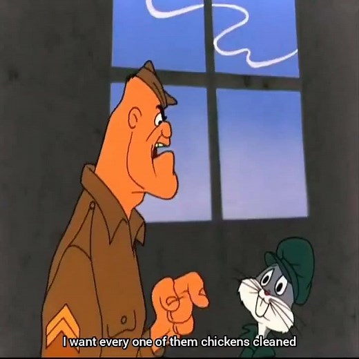 But he just did what he was told - Year: 1953 - Episode: Forward March Hare - Warner Bros.