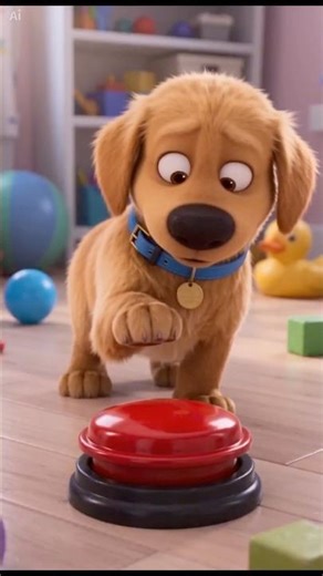 Paws 🐶 Don’t Push the Button 🔴…..