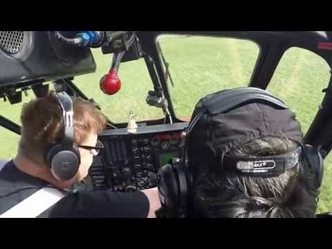 Sikorsky S58T Helicopter Landing and Shutdown