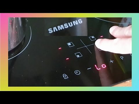 How to use, unlock, turn on, and start a Samsung Candy induction hob? #Troubleshoot
