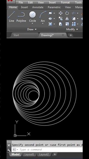 Parametric Spiral Geometry - AutoCAD