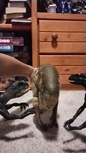 scary #jurassicworld #drex #indoraptor #scorpiusrex #animation #stopmotion