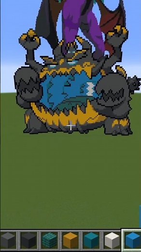 Guzzlord #pokemon #pixelart #minecraft