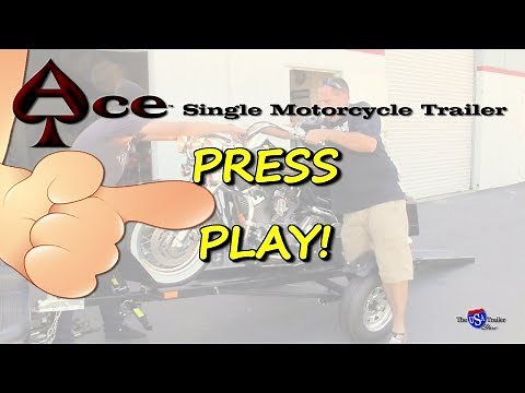 Single Motorcycle Trailer - Ace