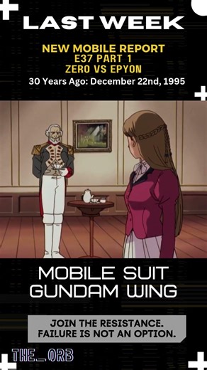 Gundam Wing E37 Gilded Prison #anime #action #retro #nostalgia #shorts #scifi #robot #toonami